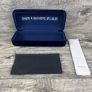 Mykita X Bernhard Willhelm Sunglasses Case + Microfiber Cloth Care Instructions